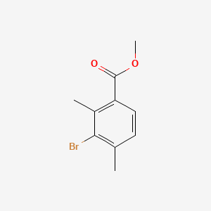 Methyl 3-bromo-2,4-dimethylbenzoate chemical structure (CAS 151859-37-9)