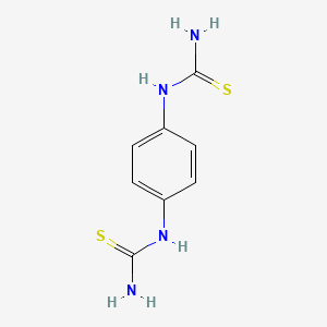 1,1'-(1,4-Phenylene)bis(thiourea) chemical structure (CAS 1519-70-6)