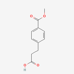 4-(2-Carboxyethyl)benzoic Acid Methyl Ester chemical structure (CAS 151937-09-6)