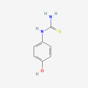 1-(4-Hydroxyphenyl)thiourea chemical structure (CAS 1520-27-0)