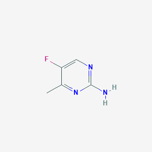 5-Fluoro-4-methylpyrimidin-2-amine chemical structure (CAS 1520462-87-6)
