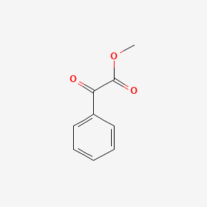 Methyl 2-oxo-2-phenylacetate chemical structure (CAS 15206-55-0)