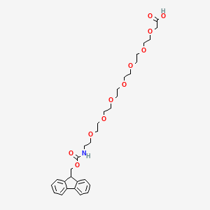 Fmoc-peg7-ch2cooh chemical structure (CAS 152074-20-9)