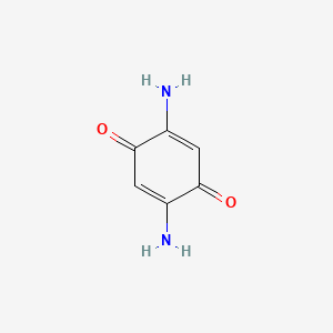 2,5-Diaminocyclohexa-2,5-diene-1,4-dione chemical structure (CAS 1521-06-8)