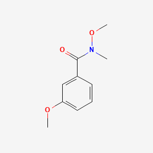 N,3-Dimethoxy-N-methylbenzamide chemical structure (CAS 152121-82-9)