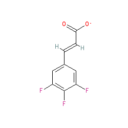 3,4,5-Trifluorocinnamic acid chemical structure (CAS 152152-19-7)