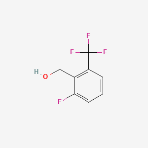 (2-Fluoro-6-(trifluoromethyl)phenyl)methanol chemical structure (CAS 152211-15-9)