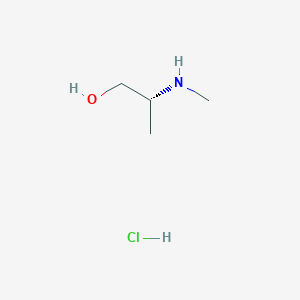 (R)-2-(Methylamino)propan-1-ol hydrochloride chemical structure (CAS 152230-64-3)