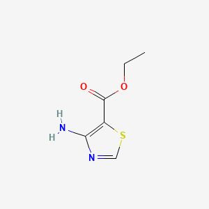 Ethyl 4-aminothiazole-5-carboxylate chemical structure (CAS 152300-59-9)