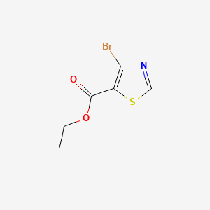 Ethyl 4-bromothiazole-5-carboxylate chemical structure (CAS 152300-60-2)