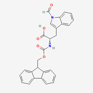 Fmoc-Trp(For)-OH chemical structure (CAS 152338-45-9)