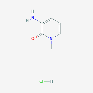 3-Amino-1-methylpyridin-2(1H)-one hydrochloride chemical structure (CAS 1523570-95-7)