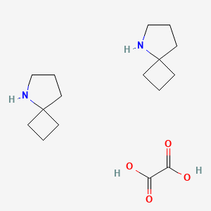 5-Azaspiro[3.4]octane oxalate(2:1) chemical structure (CAS 1523618-05-4)