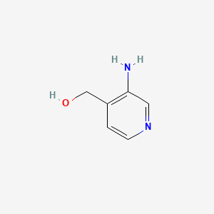 3-Aminopyridine-4-methanol chemical structure (CAS 152398-05-5)