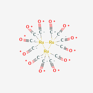 Triruthenium dodecacarbonyl chemical structure (CAS 15243-33-1)