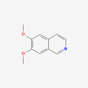 6,7-Dimethoxyisoquinoline chemical structure (CAS 15248-39-2)