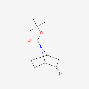 tert-Butyl 2-oxo-7-azabicyclo[2.2.1]heptane-7-carboxylate chemical structure (CAS 152533-47-6)
