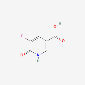 5-Fluoro-6-oxo-1,6-dihydropyridine-3-carboxylic acid chemical structure (CAS 1526-16-5)