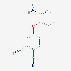 4-(2-Aminophenoxy)phthalonitrile chemical structure (CAS 152633-90-4)