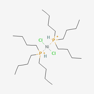 Dichlorobis(tributylphosphine)nickel(II) chemical structure (CAS 15274-43-8)