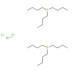 Dichlorobis(tributylphosphine)nickel(II) chemical structure (CAS 15274-43-8)
