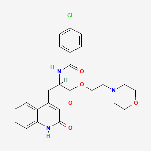 Rebamipide mofetil chemical structure (CAS 1527495-76-6)