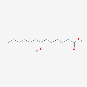 7-Hydroxytridecanoic acid chemical structure (CAS 152752-07-3)