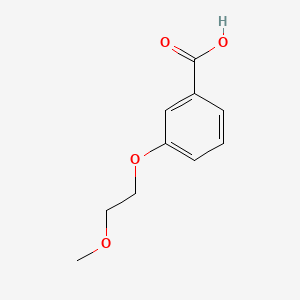 3-(2-Methoxyethoxy)benzoic acid chemical structure (CAS 152808-60-1)