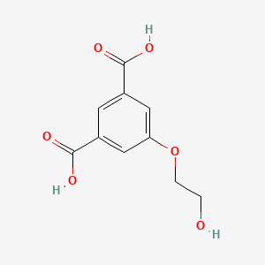5-(2-Hydroxyethoxy)isophthalic acid chemical structure (CAS 152845-29-9)
