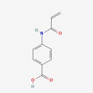 4-Acrylamidobenzoic acid chemical structure (CAS 15286-98-3)