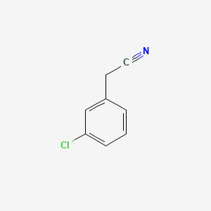 3-Chlorobenzyl cyanide chemical structure (CAS 1529-41-5)