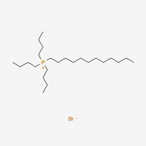 Tributyl(dodecyl)phosphonium bromide chemical structure (CAS 15294-63-0)