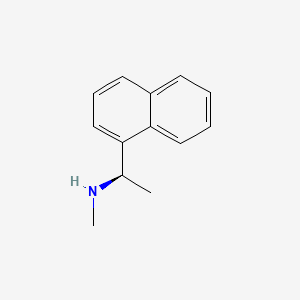(R)-N-Methyl-1-(naphthalen-1-yl)ethanamine chemical structure (CAS 15297-33-3)