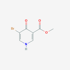 Methyl 5-bromo-4-hydroxynicotinate chemical structure (CAS 1529795-43-4)