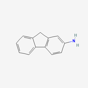 9H-Fluoren-2-amine chemical structure (CAS 153-78-6)