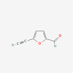 5-Ethynylfuran-2-carbaldehyde chemical structure (CAS 153026-71-2)