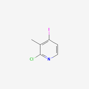 2-Chloro-4-iodo-3-methylpyridine chemical structure (CAS 153034-88-9)