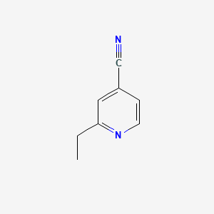 2-Ethylisonicotinonitrile chemical structure (CAS 1531-18-6)