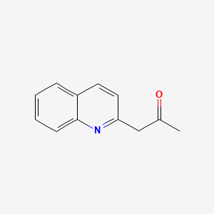 1-(Quinolin-2-yl)propan-2-one chemical structure (CAS 1531-30-2)
