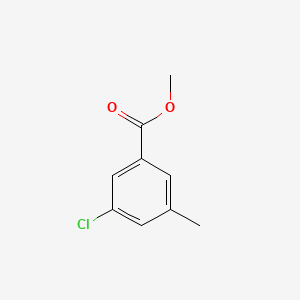 Methyl 3-chloro-5-methylbenzoate chemical structure (CAS 153203-53-3)