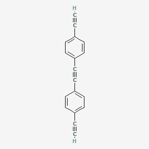 1,2-Bis(4-ethynylphenyl)ethyne chemical structure (CAS 153295-62-6)