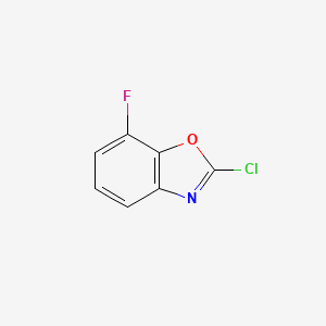 2-Chloro-7-fluorobenzo[d]oxazole chemical structure (CAS 153403-52-2)