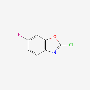 2-Chloro-6-fluorobenzo[d]oxazole chemical structure (CAS 153403-53-3)