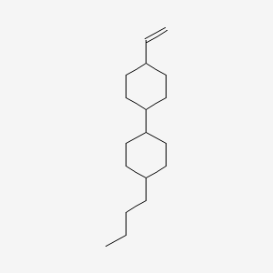 (trans,trans)-4-Butyl-4'-vinyl-1,1'-bi(cyclohexane) chemical structure (CAS 153429-47-1)