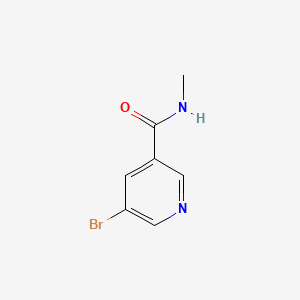 5-Bromo-N-methylnicotinamide chemical structure (CAS 153435-68-8)