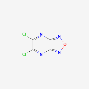 5,6-Dichloro-[1,2,5]oxadiazolo[3,4-b]pyrazine chemical structure (CAS 153493-48-2)