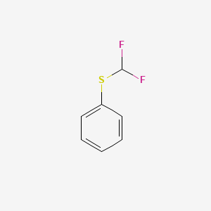 Difluoromethyl Phenyl Sulfide chemical structure (CAS 1535-67-7)