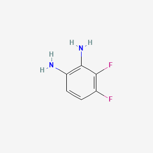 3,4-Difluorobenzene-1,2-diamine chemical structure (CAS 153505-39-6)