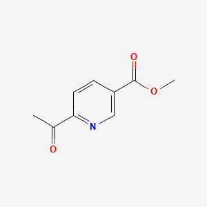 Methyl 6-acetylnicotinate chemical structure (CAS 153559-93-4)