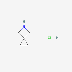 5-Azaspiro[2.3]hexane hydrochloride chemical structure (CAS 1536169-63-7)